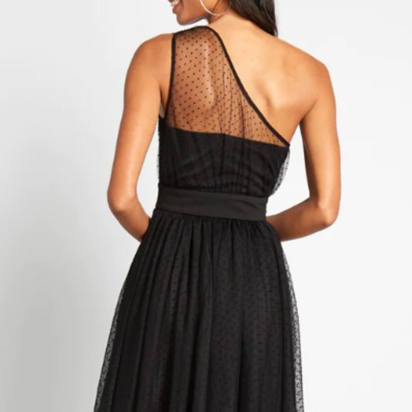 NWT Modcloth Tulle Night Long One-Shoulder Dress - Picture 5 of 5